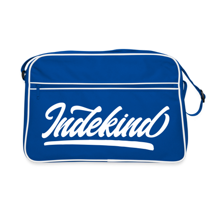 Retro Tasche | Indekind Klassik - Blau/Weiß