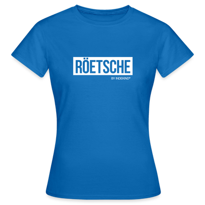 T-Shirt | Röetsche Klassik | Mädsche - Royalblau