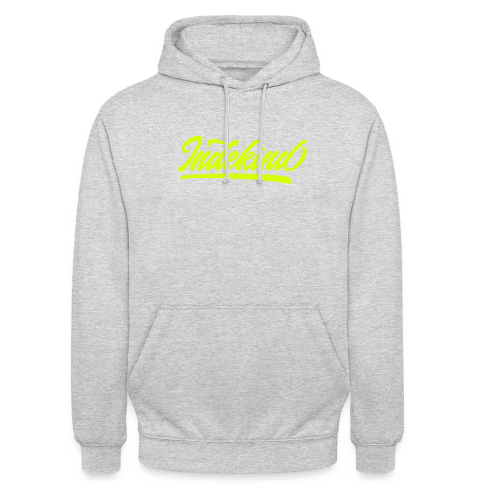 Hoodie | Indekind Neon Jael Klassik | Fü allemoole - Hellgrau meliert