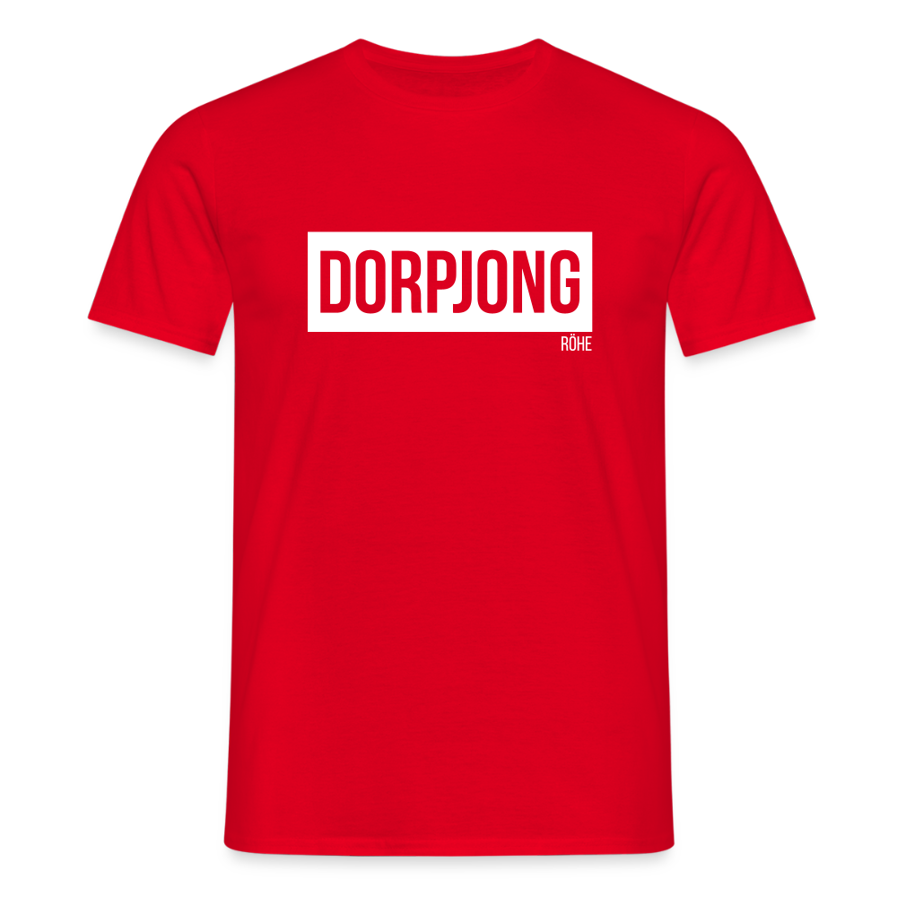 T-Shirt | Dorpjong Röhe Klassik | Manns-Lüü - Rot