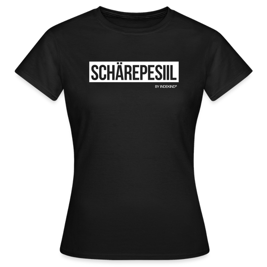 T-Shirt | Schärepesiil Klassik | Mädsche - Schwarz