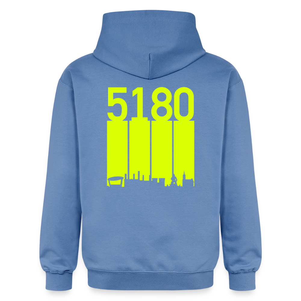 Hoodie | 5180 Skyline | Neon Jael | Fü allemoole - Carolina Blue