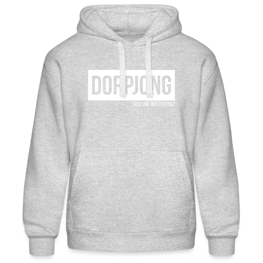 Hoodie | Dorpjong Siedlung Waldschule Premium | Manns-Lüü - Grau meliert