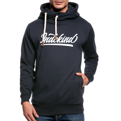 Hoodie | Indekind Schalkragen | Fü allemoole - Navy