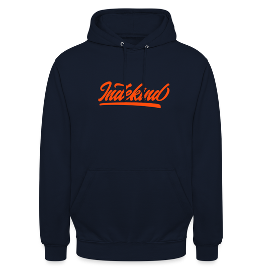 Hoodie | Indekind Neon Orange Klassik| Fü allemoole - Navy