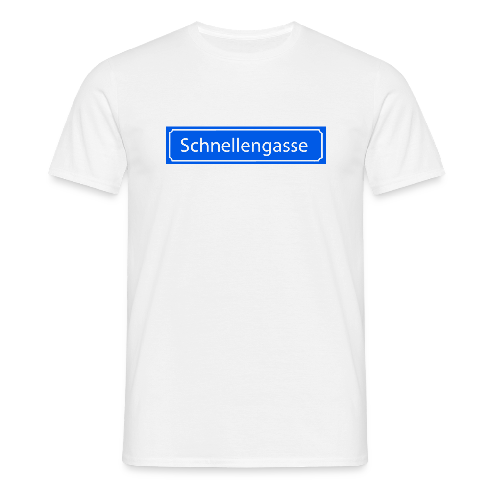 T-Shirt | Schnellengasse | Manns-Lüü - Weiß