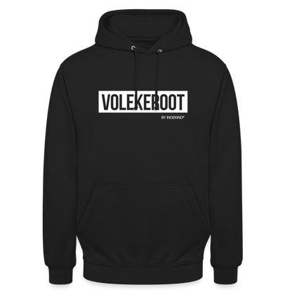 Hoodie | Volekeroot Klassik | Fü allemoole - Schwarz