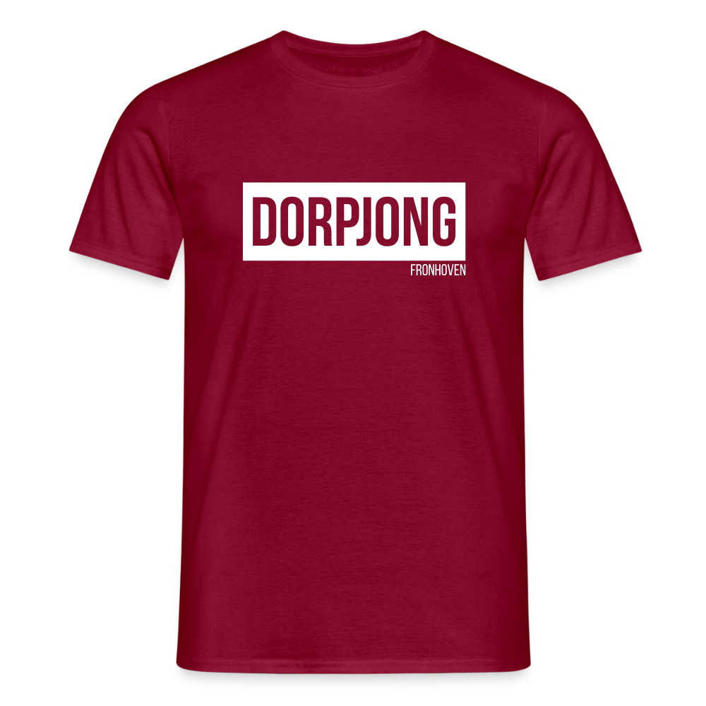 T-Shirt | Dorpjong Fronhoven Klassik | Manns-Lüü - Ziegelrot