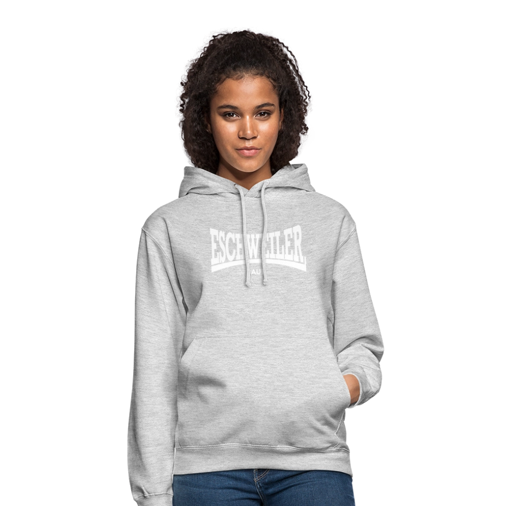 Statement-Hoodie | Aue | Fü allemoole - Hellgrau meliert