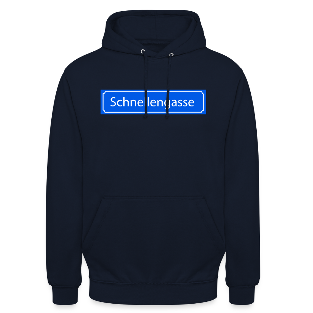 Hoodie | Schnellengasse | Fü allemoole - Navy