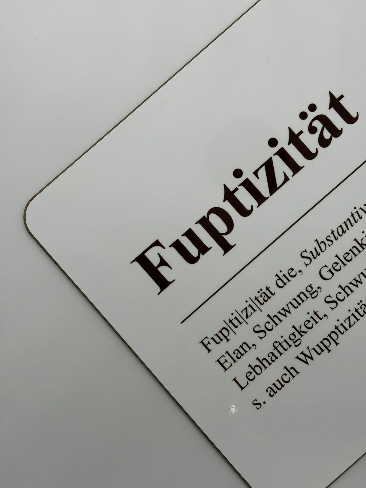 Frühstücks-Brettchen | Fuptizität