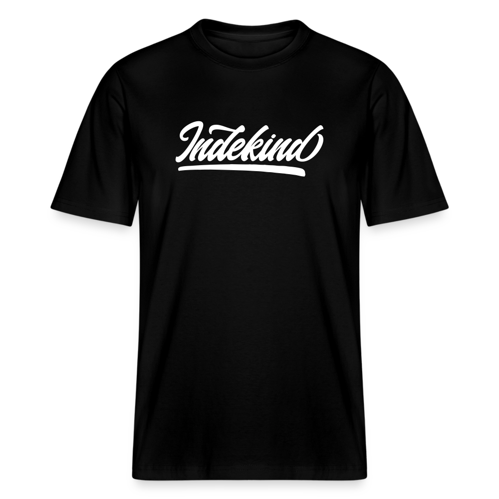 T-Shirt | Indekind Klassik | Manns-Lüü | Organic - Schwarz