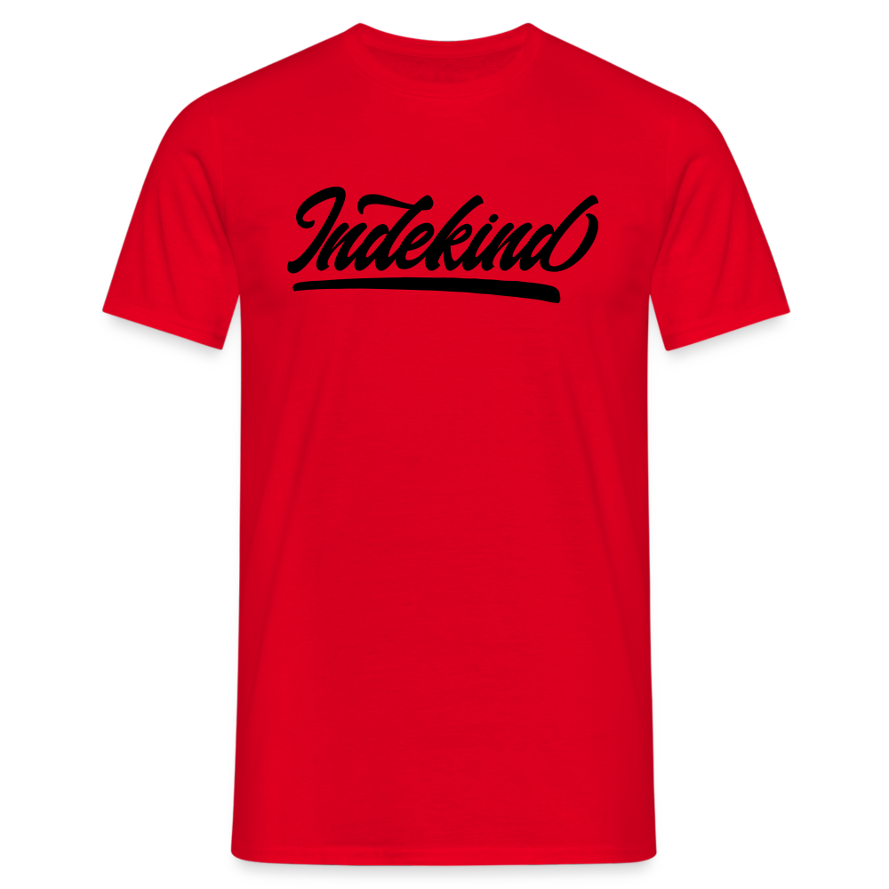T-Shirt | Indekind Klassik | Manns-Lüü - Rot