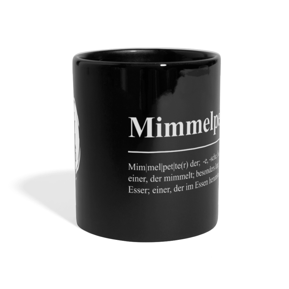 Tasse | Eischwiele Platt | Mimmelpette(r) - Schwarz