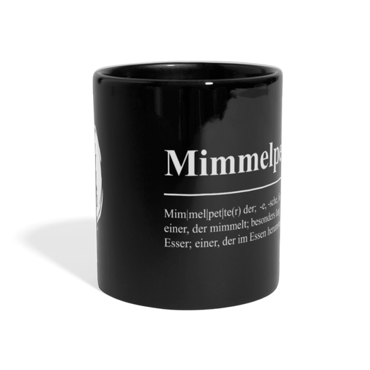 Tasse | Eischwiele Platt | Mimmelpette(r) - Schwarz