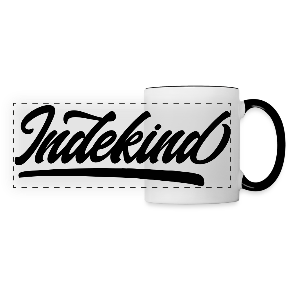 Tasse | Indekind-Logo - Weiß/Schwarz