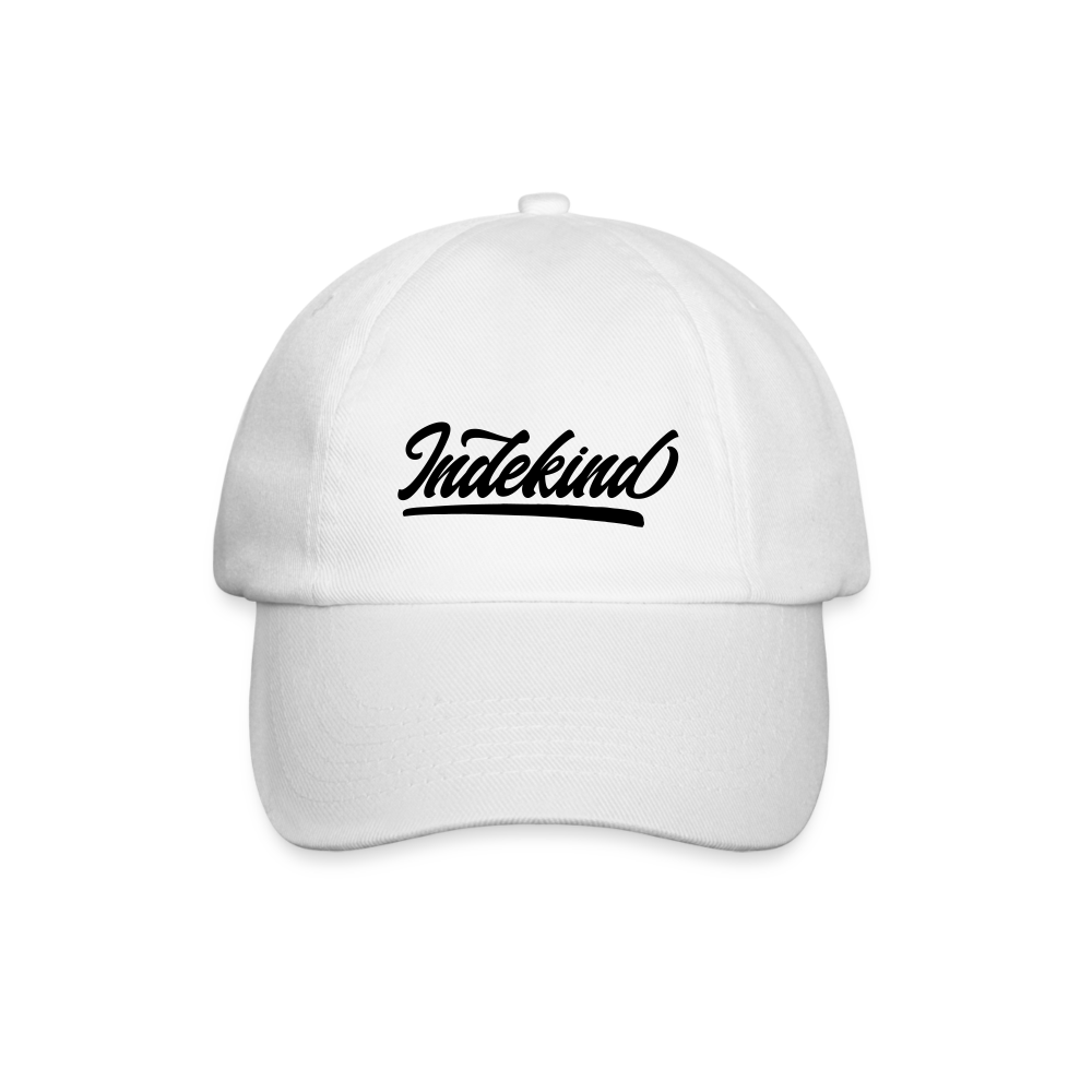 Baseballkappe | Indekind Klassik - Weiß/Weiß