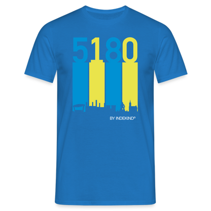 T-Shirt | 5180 Skyline | Manns-Lüü - Royalblau