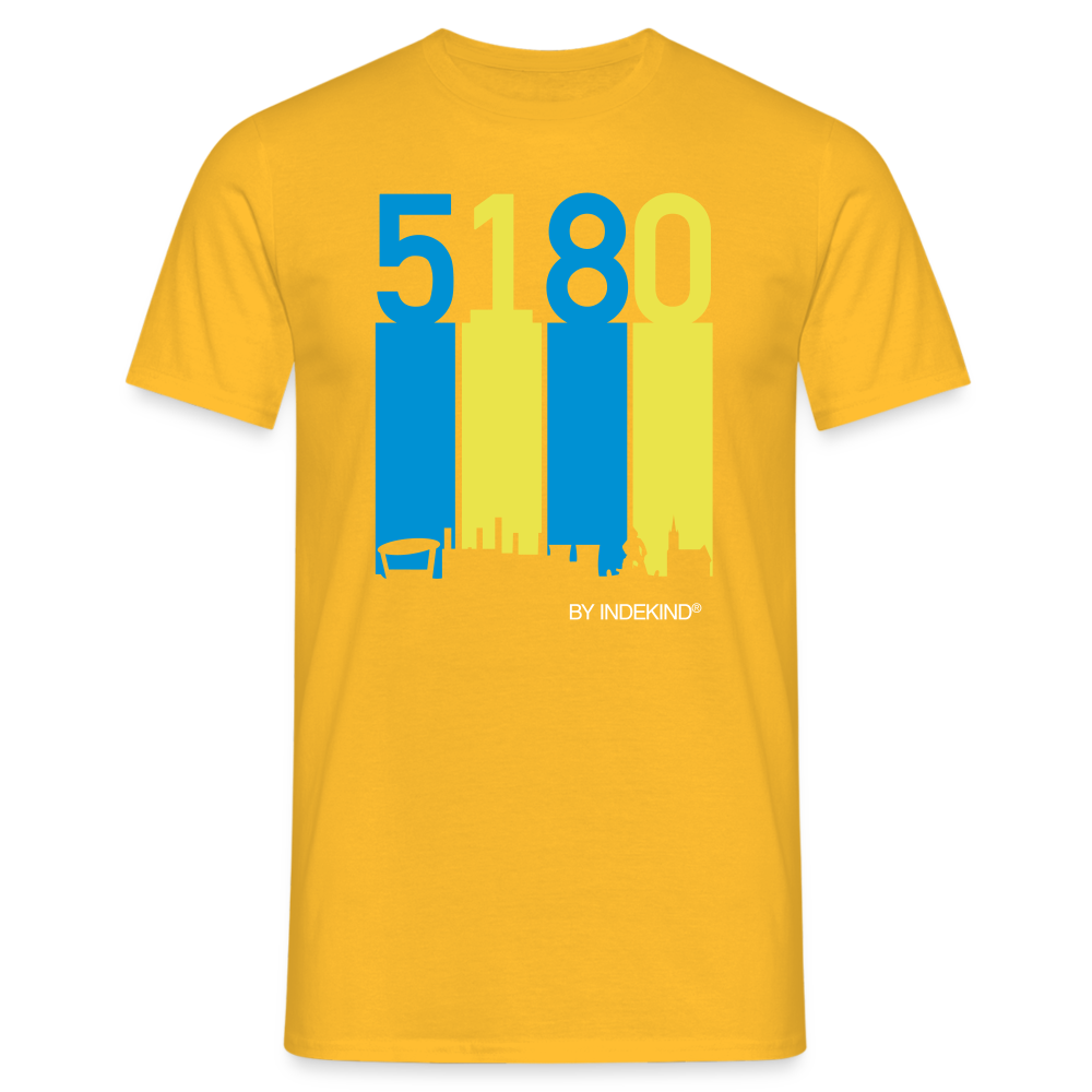 T-Shirt | 5180 Skyline | Manns-Lüü - Gelb