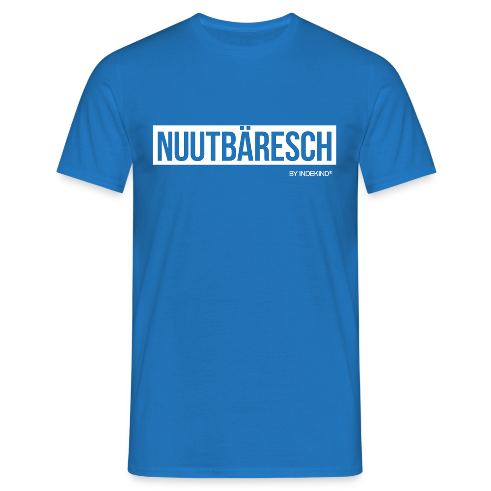 T-Shirt | Nuutbäresch Klassik | Manns-Lüü - Royalblau