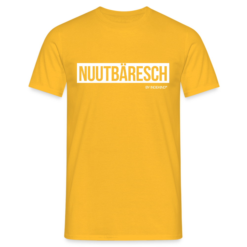 T-Shirt | Nuutbäresch Klassik | Manns-Lüü - Gelb
