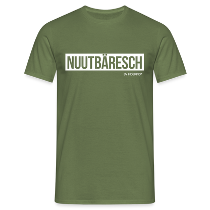 T-Shirt | Nuutbäresch Klassik | Manns-Lüü - Militärgrün
