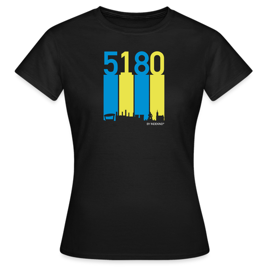 T-Shirt | 5180 Skyline | Mädsche - Schwarz