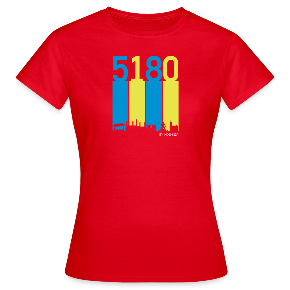 T-Shirt | 5180 Skyline | Mädsche - Rot