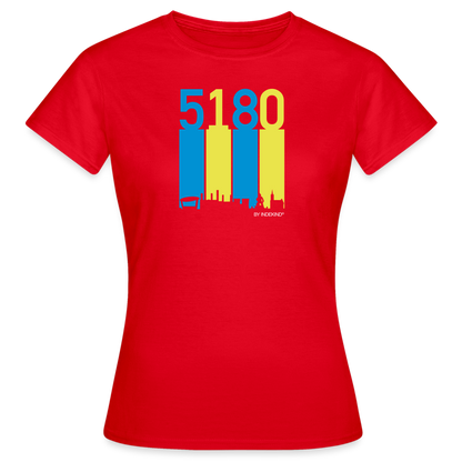 T-Shirt | 5180 Skyline | Mädsche - Rot