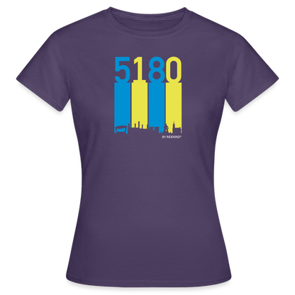 T-Shirt | 5180 Skyline | Mädsche - Dunkellila