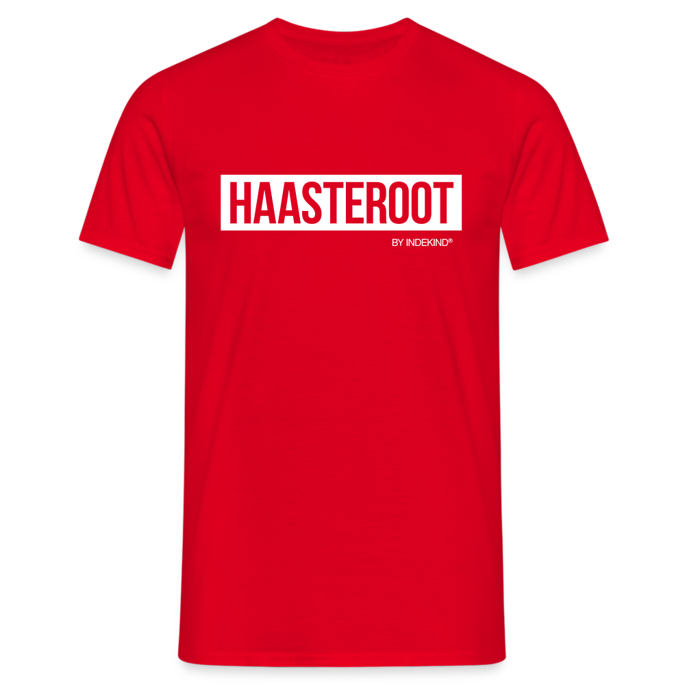 T-Shirt | Haasteroot Klassik | Manns-Lüü - Rot
