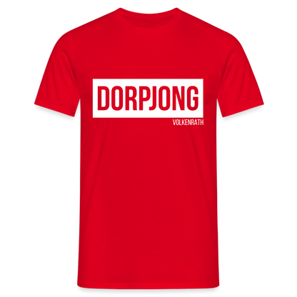 T-Shirt | Dorpjong Volkenrath Klassik | Manns-Lüü - Rot