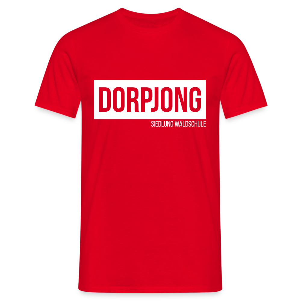 T-Shirt | Dorpjong Siedlung Waldschule Klassik | Manns-Lüü - Rot