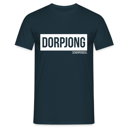 T-Shirt | Dorpjong Scherpenseel Klassik | Manns-Lüü - Navy