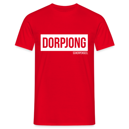 T-Shirt | Dorpjong Scherpenseel Klassik | Manns-Lüü - Rot