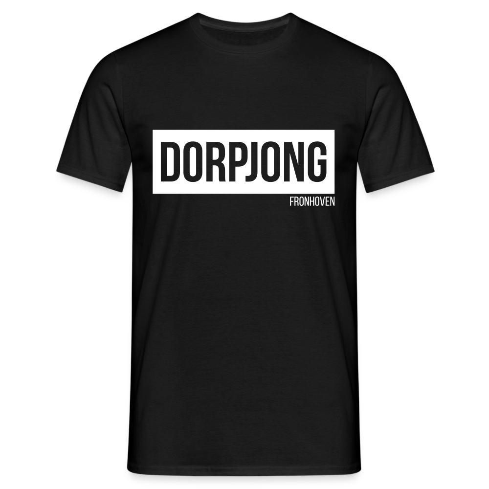 T-Shirt | Dorpjong Fronhoven Klassik | Manns-Lüü - Schwarz