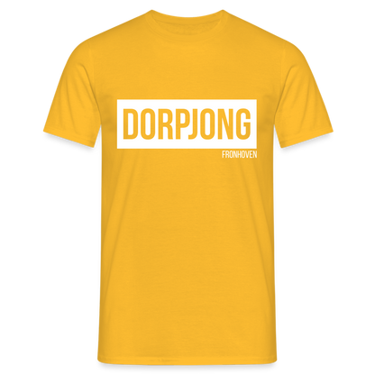 T-Shirt | Dorpjong Fronhoven Klassik | Manns-Lüü - Gelb