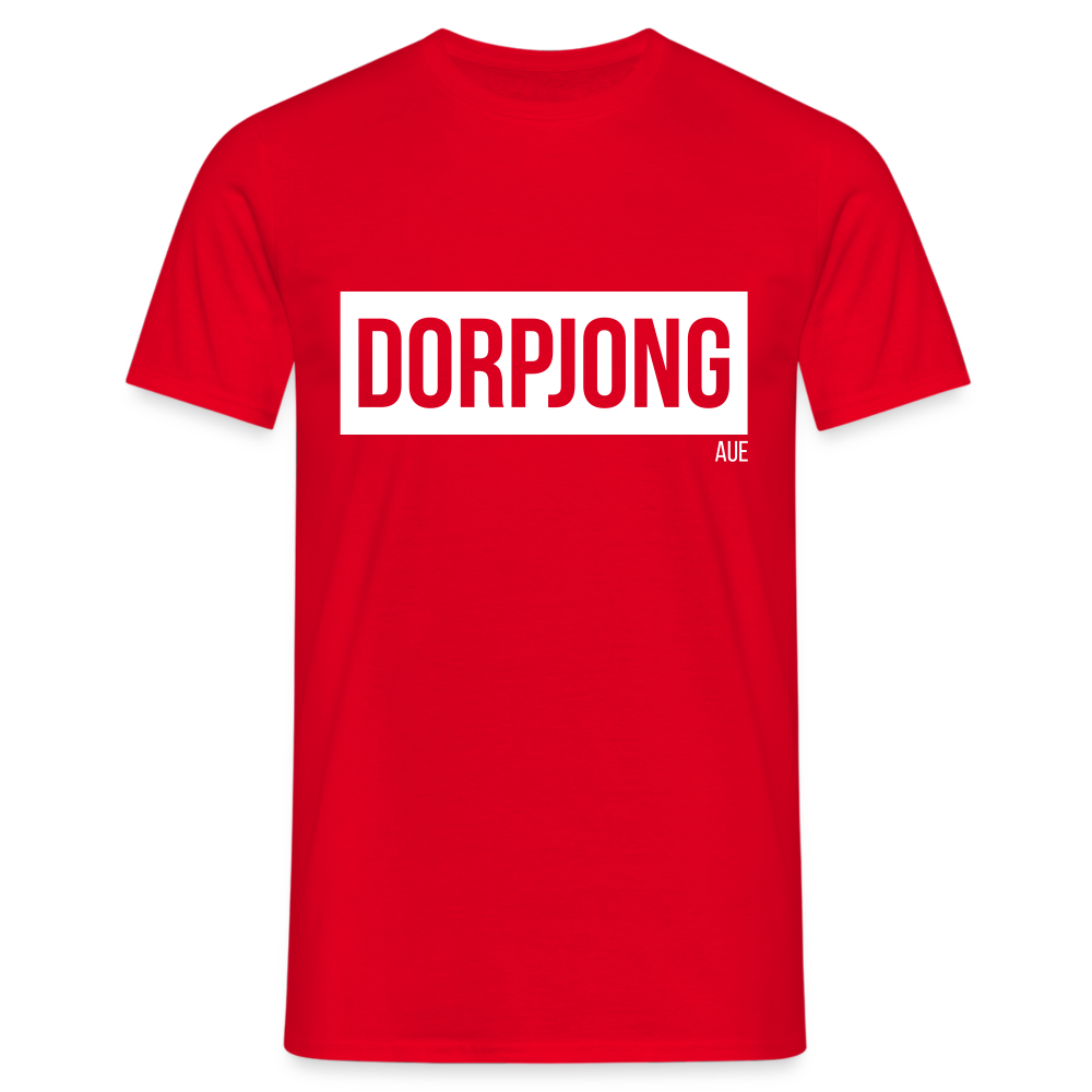 T-Shirt | Dorpjong Aue Klassik | Manns-Lüü - Rot