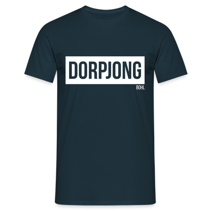 T-Shirt | Dorpjong Bohl Klassik | Manns-Lüü - Navy