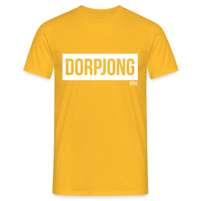 T-Shirt | Dorpjong Bohl Klassik | Manns-Lüü - Gelb