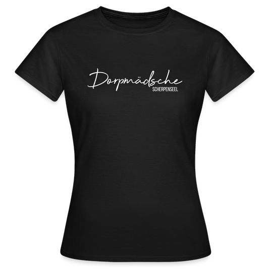 T-Shirt | Dorpmädsche Scherpenseel Klassik | Mädsche - Schwarz