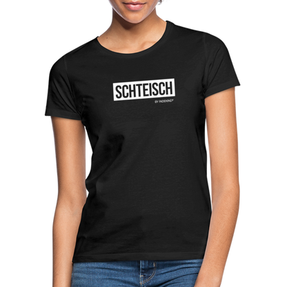 T-Shirt | Schteisch Klassik | Mädsche - Schwarz