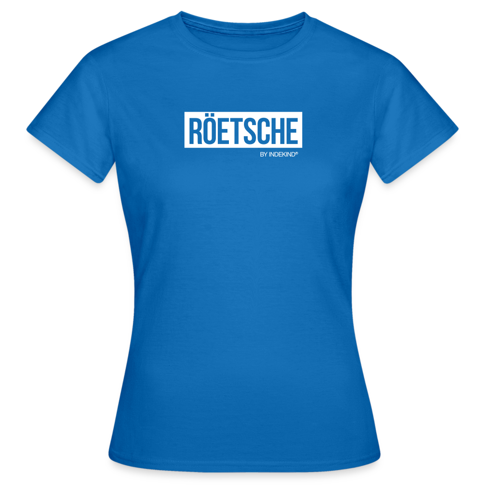 T-Shirt | Röetsche Klassik | Mädsche - Royalblau