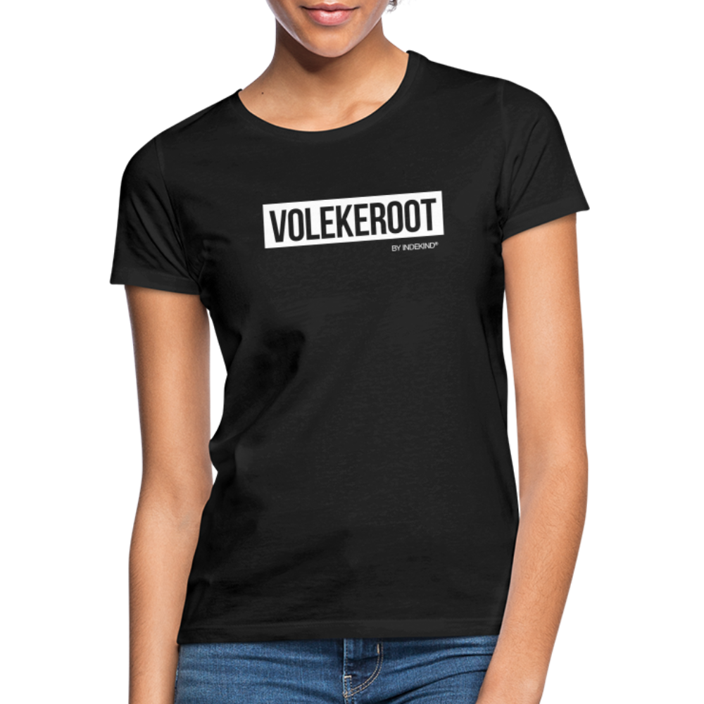 T-Shirt | Volekeroot Klassik | Mädsche - Schwarz