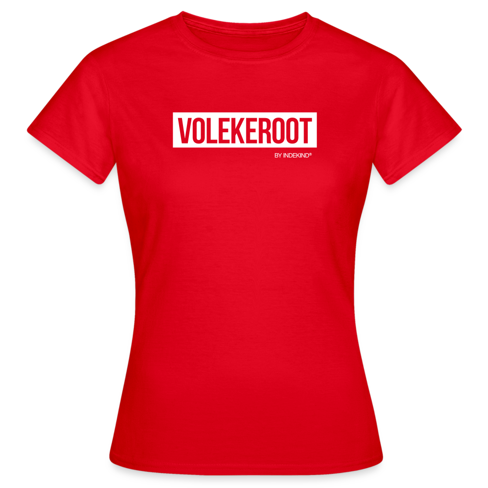 T-Shirt | Volekeroot Klassik | Mädsche - Rot