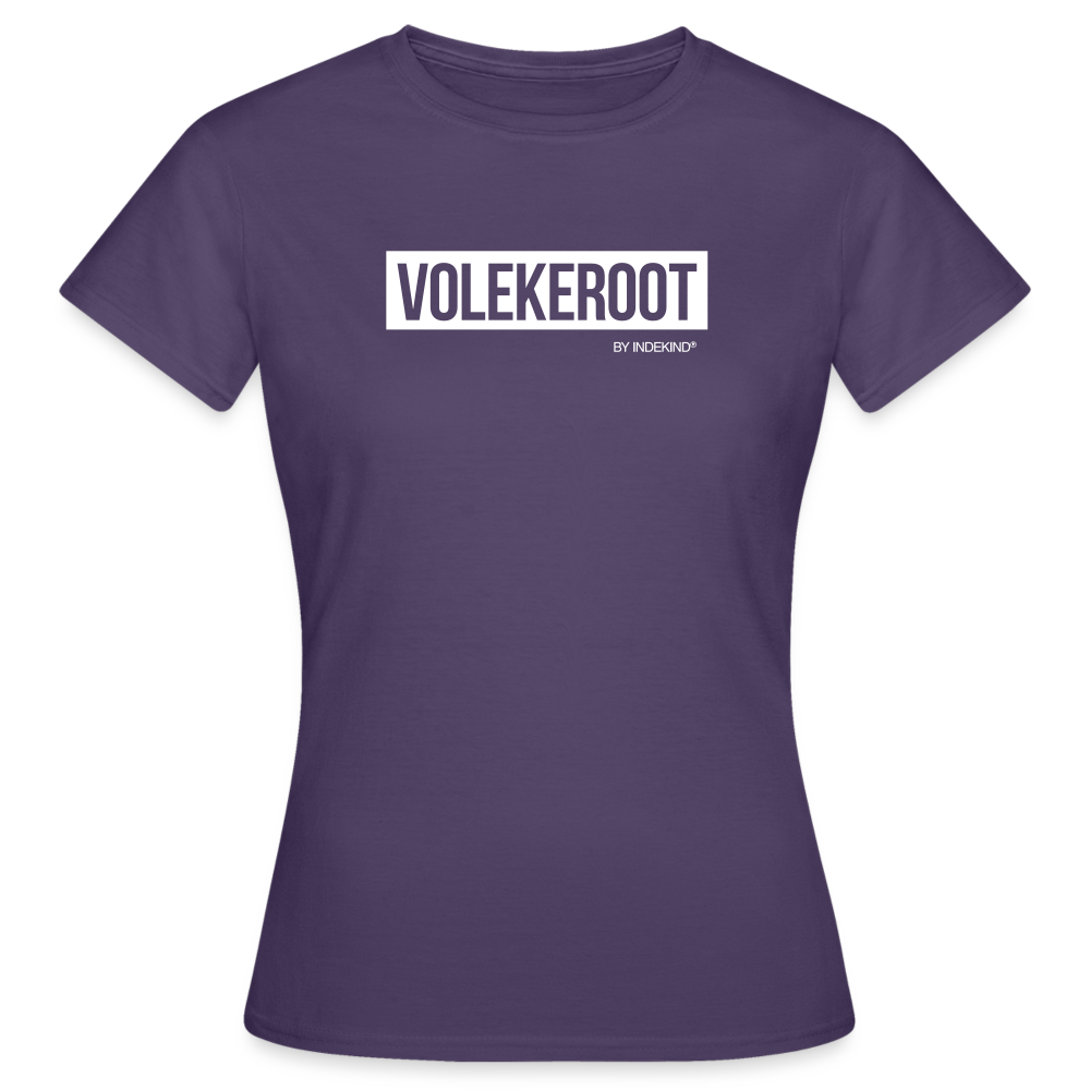 T-Shirt | Volekeroot Klassik | Mädsche - Dunkellila