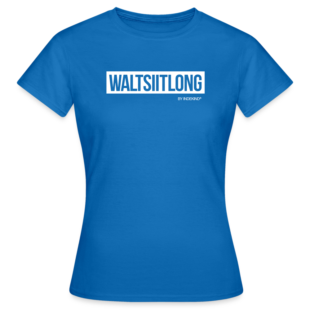 T-Shirt | Waltsiitlong Klassik | Mädsche - Royalblau