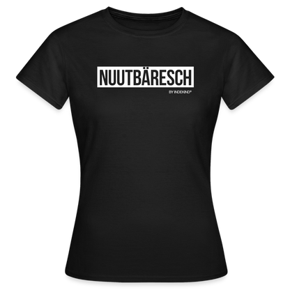 T-Shirt | Nuutbäresch Klassik | Mädsche - Schwarz
