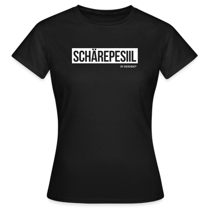 T-Shirt | Schärepesiil Klassik | Mädsche - Schwarz