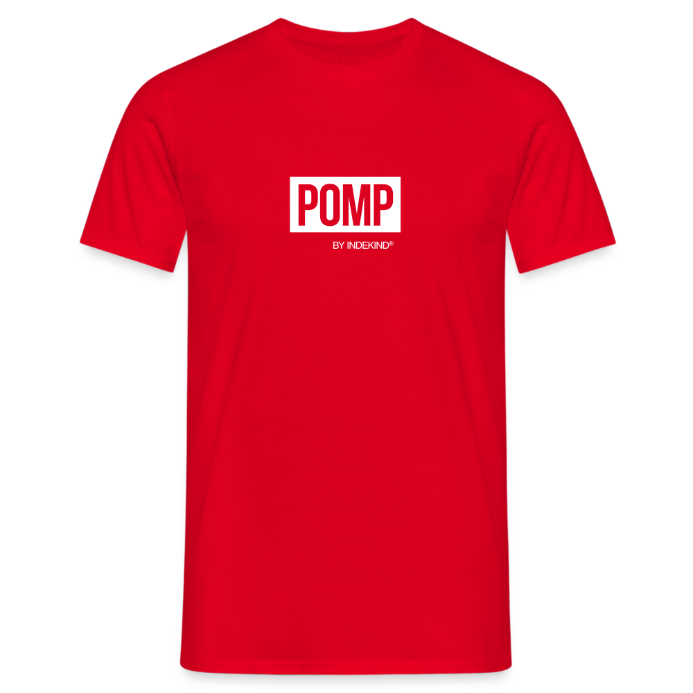 T-Shirt | Pomp Klassik | Manns-Lüü - Rot